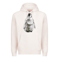 Pale Pink baby penguin Premium Hoodie - LillyAllenDesigns