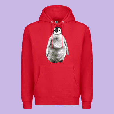 Baby Penguin Premium Hoodie Designed By Lillyallendesigns