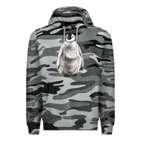 Slate Camo baby penguin Premium Hoodie - LillyAllenDesigns