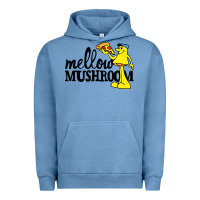 Pigment Pebble Blue mellow mushroom restaurant Urban Hoodie - FloraArt
