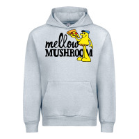 Heather Grey mellow mushroom restaurant Urban Hoodie - FloraArt