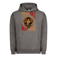 Pigment Tornado make art not war symbol Urban Hoodie - FloraArt