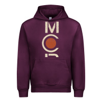 Mauve Wine Vintage MCRN Uniform Urban Hoodie - FloraArt
