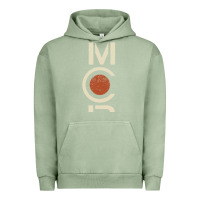 Pigment Oil Green Vintage MCRN Uniform Urban Hoodie - FloraArt
