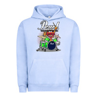 Pigment Grape Ice ANIMAL DRUMMER PEARL DRUMS Urban Hoodie - FloraArt