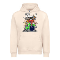 Sandshell ANIMAL DRUMMER PEARL DRUMS Urban Hoodie - FloraArt