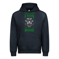 Navy Fear Doom Urban Hoodie - FloraArt