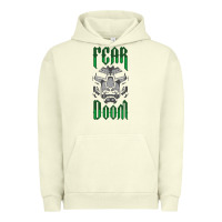 Pigment Pistachio Fear Doom Urban Hoodie - FloraArt
