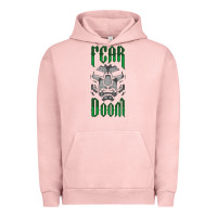 Pigment Salmon Fear Doom Urban Hoodie - FloraArt