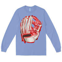 Colony Blue Catchers Mitt Fa Element Long Sleeve Tee - FaDigitalArtStudio