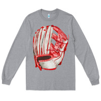 Heather Grey Catchers Mitt Fa Element Long Sleeve Tee - FaDigitalArtStudio