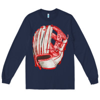 Navy Catchers Mitt Fa Element Long Sleeve Tee - FaDigitalArtStudio