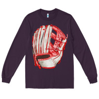 Plum Catchers Mitt Fa Element Long Sleeve Tee - FaDigitalArtStudio