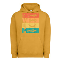 Pigment Peanut Butter retro vintage swimming gift for swimmers t shirt Urban Hoodie - FloraArt