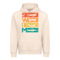 Sandshell retro vintage swimming gift for swimmers t shirt Urban Hoodie - FloraArt
