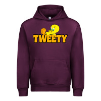 Mauve Wine tweety Urban Hoodie - FloraArt