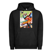 Pigment Black KIKAIDA POSTER Urban Hoodie - FloraArt