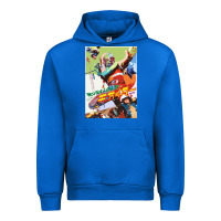 Cobalt KIKAIDA POSTER Urban Hoodie - FloraArt