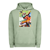 Pigment Oil Green KIKAIDA POSTER Urban Hoodie - FloraArt