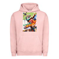Pigment Salmon KIKAIDA POSTER Urban Hoodie - FloraArt