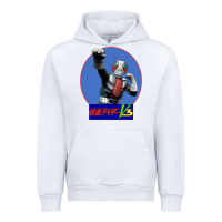 White KAMEN RIDER V3 PUNCH Urban Hoodie - FloraArt