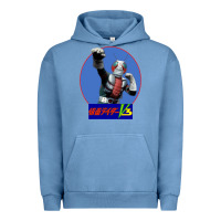 Pigment Pebble Blue KAMEN RIDER V3 PUNCH Urban Hoodie - FloraArt