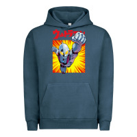 Pigment Midnight Navy ultraman exclusive yellow Urban Hoodie - FloraArt