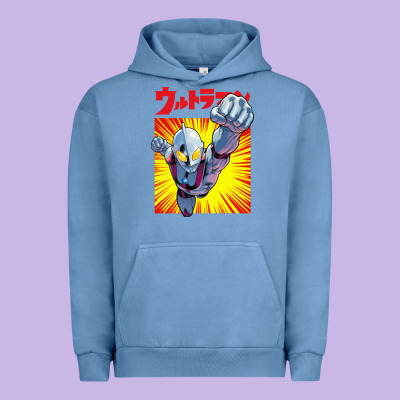 Ultraman Exclusive Yellow Urban Hoodie Designed By Floraart