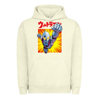 Pigment Pistachio ultraman exclusive yellow Urban Hoodie - FloraArt