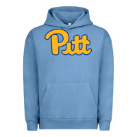 Pigment Pebble Blue Pitt Panthers Urban Hoodie - FloraArt
