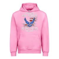 Fuchsia Pink proud air force step dad veteran vintage flag veterans day t shirt Urban Hoodie - FloraArt