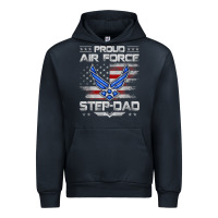 Navy proud air force step dad veteran vintage flag veterans day t shirt Urban Hoodie - FloraArt