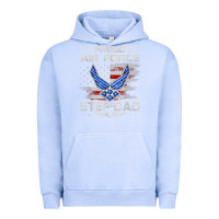 Pigment Grape Ice proud air force step dad veteran vintage flag veterans day t shirt Urban Hoodie - FloraArt