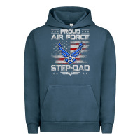 Proud Air Force Step Dad Veteran Vintage Flag Veterans Day T Shirt Urban Hoodie | Teevron