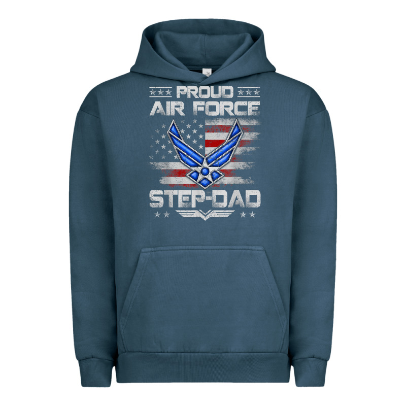 Proud Air Force Step Dad Veteran Vintage Flag Veterans Day T Shirt Urban Hoodie by FloraArt | Teevron