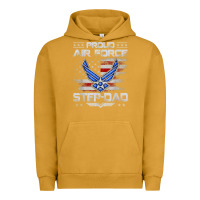 Pigment Peanut Butter proud air force step dad veteran vintage flag veterans day t shirt Urban Hoodie - FloraArt