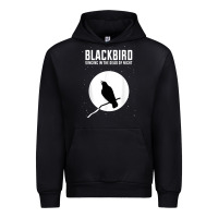 Black blackbird singing in the dead of night t shirt Urban Hoodie - FloraArt