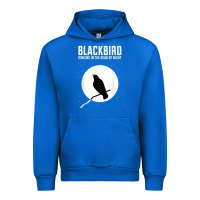 Cobalt blackbird singing in the dead of night t shirt Urban Hoodie - FloraArt