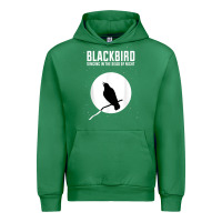 Emerald blackbird singing in the dead of night t shirt Urban Hoodie - FloraArt