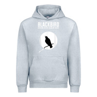 Heather Grey blackbird singing in the dead of night t shirt Urban Hoodie - FloraArt