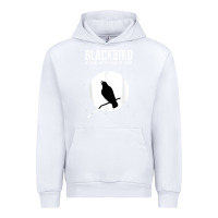 White blackbird singing in the dead of night t shirt Urban Hoodie - FloraArt