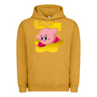 Pigment Peanut Butter kirby men's pink Urban Hoodie - FloraArt