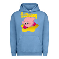 Pigment Pebble Blue kirby men's pink Urban Hoodie - FloraArt
