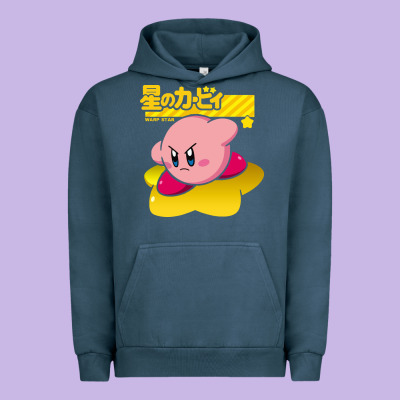 Kirby Men's Pink Urban Hoodie Designed By Floraart