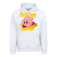 White kirby men's pink Urban Hoodie - FloraArt