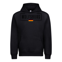 Black wolfsburg deutschland germany german flag Urban Hoodie - FloraArt