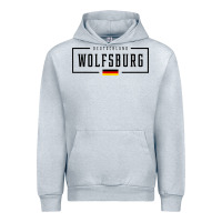 Heather Grey wolfsburg deutschland germany german flag Urban Hoodie - FloraArt
