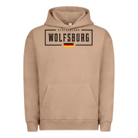 Pigment Burro wolfsburg deutschland germany german flag Urban Hoodie - FloraArt