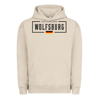 Pigment French Oak wolfsburg deutschland germany german flag Urban Hoodie - FloraArt