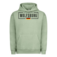 Pigment Oil Green wolfsburg deutschland germany german flag Urban Hoodie - FloraArt
